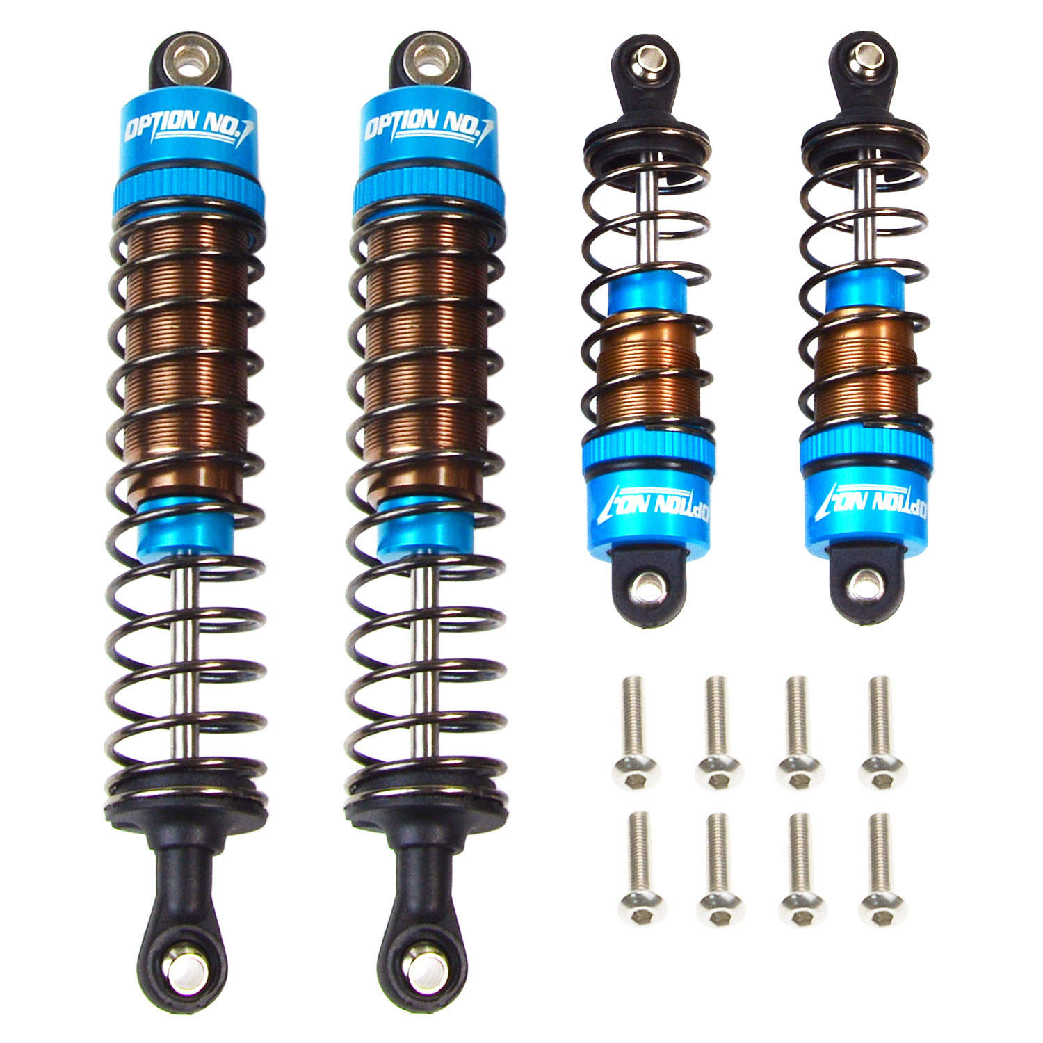 Shock Absorber Rc - ممتصات صدمات أمامية/خلفية من الألومنيوم للزيت