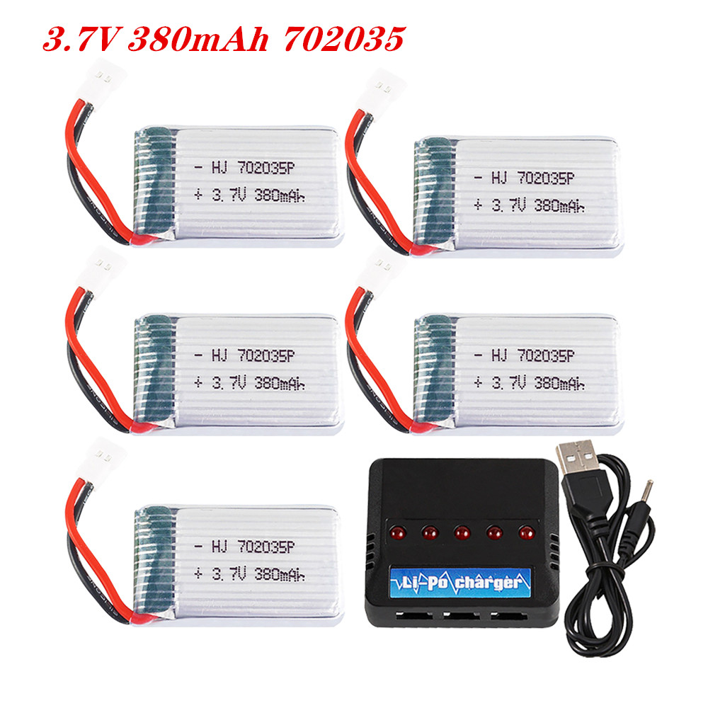 Rc And Hobby - 3.7V 380mah 702035 يبو بطارية قابلة
