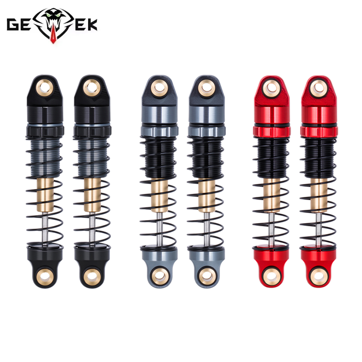 Shock Absorber Rc - 4 قطع من ممتصات الصدمات الألومنيوم