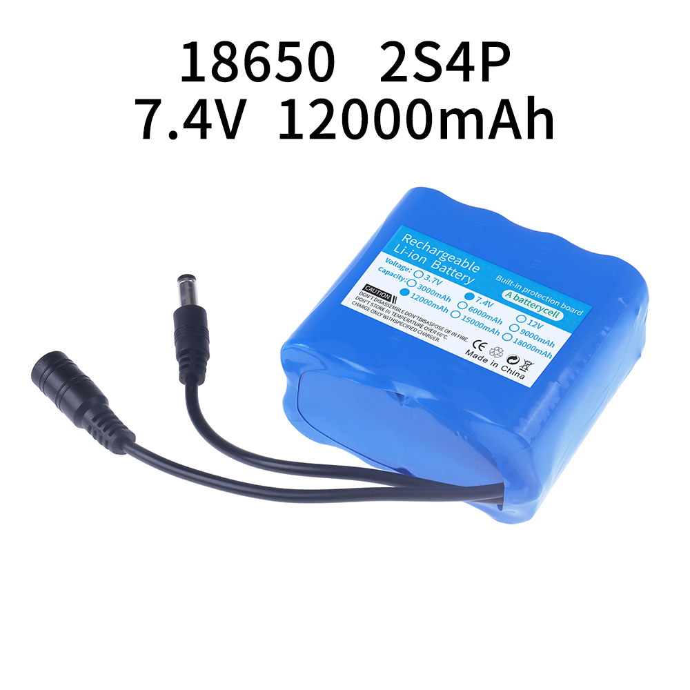 2S4P 18650 بطارية ليثيوم 7.4 ف - مراجعة Rc Hobbyking وسعره
