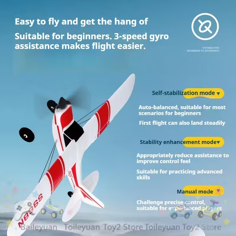 طائرة بلو آرو الجديدة للتحكم ع - مراجعة Rc Glider Foam Wing وسعره