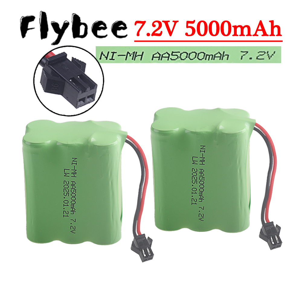 (SM-2P التوصيل) 7.2 فولت 5000  - مراجعة Rc And Hobby وسعره