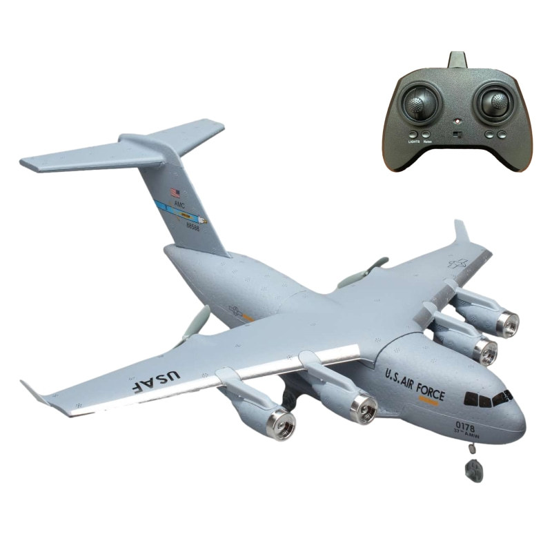 نطاق واسع النقل العسكري RC طائ - مراجعة Rc Glider Foam Wing وسعره
