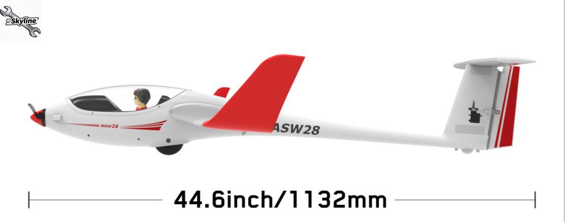 طائرة شراعية RC ASW28 ASW-28 ب - مراجعة Rc Glider Foam Wing وسعره